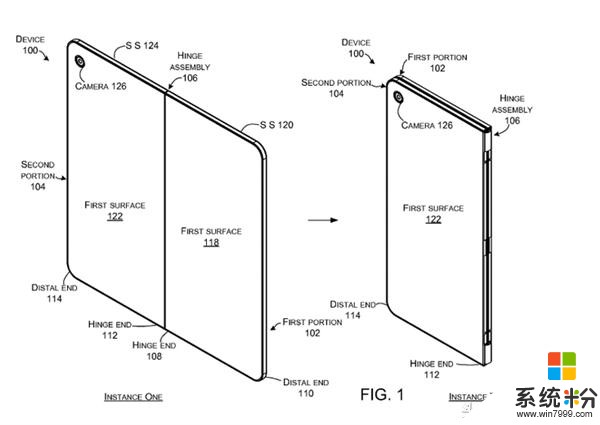 Surface Phone新專利曝光：雙屏+鉸鏈設計，1秒變平板(3)