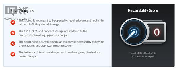 iFixit拆解微软Surface Laptop：维修得分0分，比Mac还难修(1)