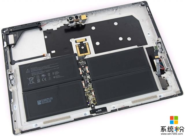 微软全新Surface Pro拆解：SSD焊死 拆开易报废(14)