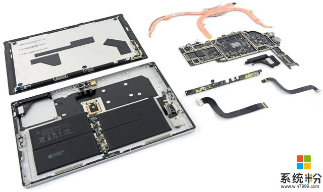 微软全新Surface Pro拆解：SSD焊死 拆开易报废(15)