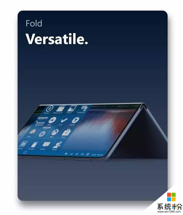 微软手机surface note超惊艳渲染图，全面屏、可折叠，还可运行exe？(4)