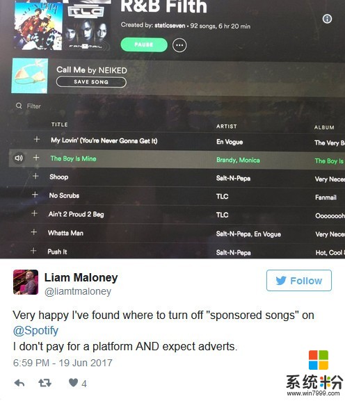 Spotify测试赞助歌曲服务 智能广告推荐