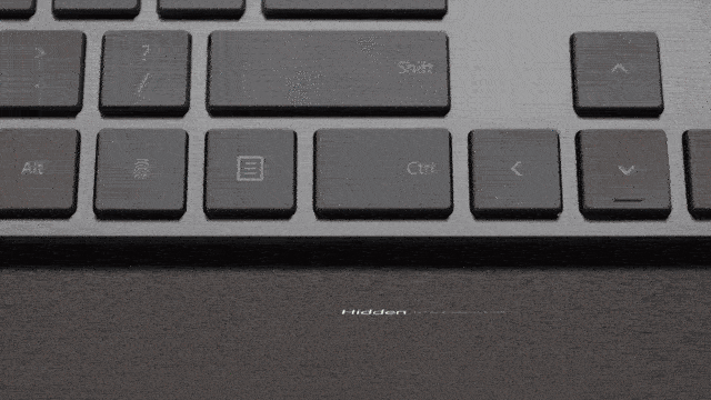 厉害了！微软的这款新键盘竟然还支持指纹识别