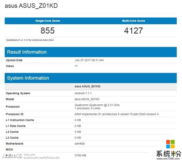 月底发！华硕ZenFone4现身：骁龙660+4G内存(2)