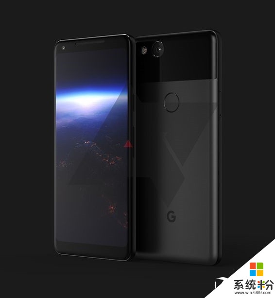 谷歌Pixel 2 XL渲染图曝光 后置指纹键(1)