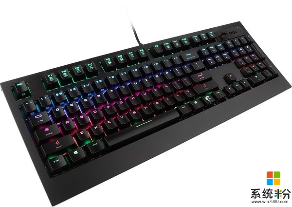 微星推出GK-701機械鍵盤 采用標準的104鍵設計(2)