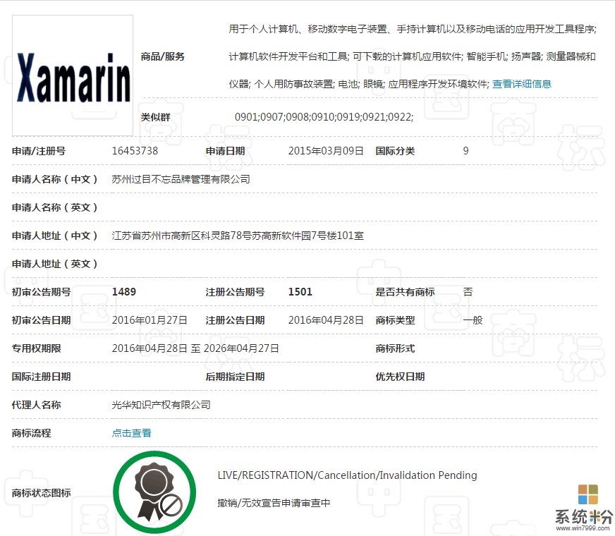 微軟Xamarin商標被搶注 還被拿做勒索工具(3)