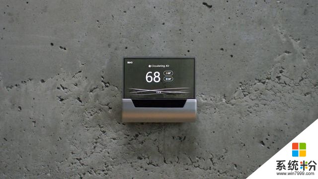 微软展示内置 Cortana 的高颜值温度调节器