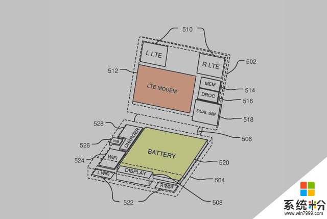 微軟新專利暗示Surface Phone將采用折疊設計 信號接收能力更強(1)