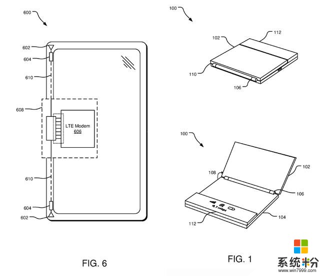 微軟新專利暗示Surface Phone將采用折疊設計 信號接收能力更強(2)