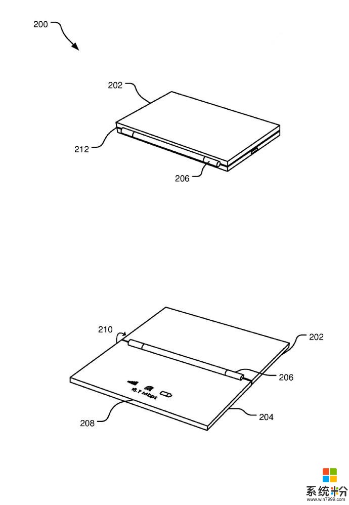 微軟折疊專利曝光SurfacePhone(1)