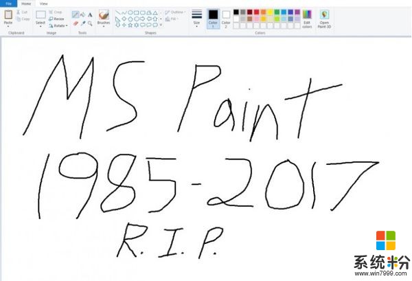 微软画图软件Paint即将退出 网友作图“纪念”(2)