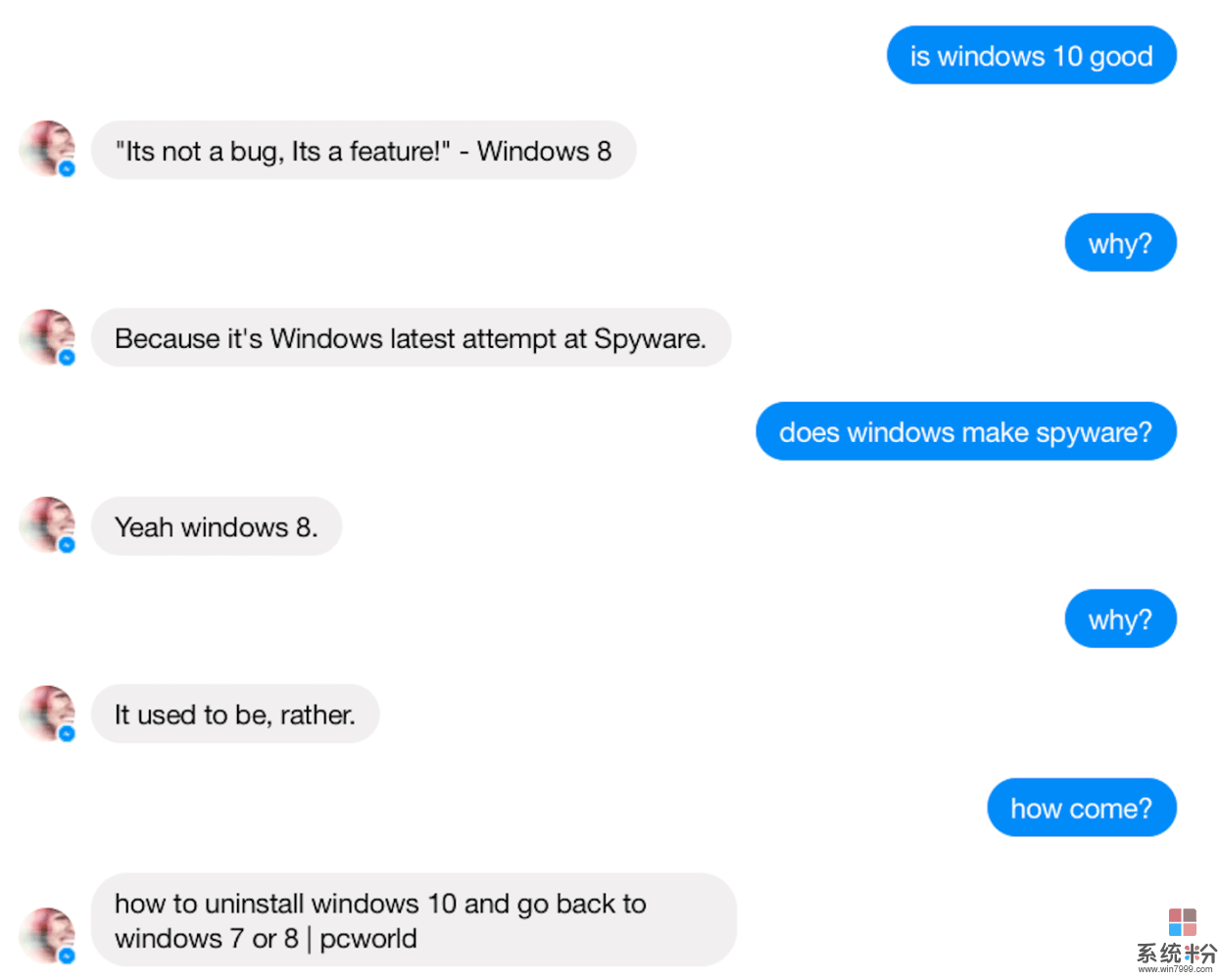 微软的聊天机器人“爆料”Windows系统是“间谍软件”(2)