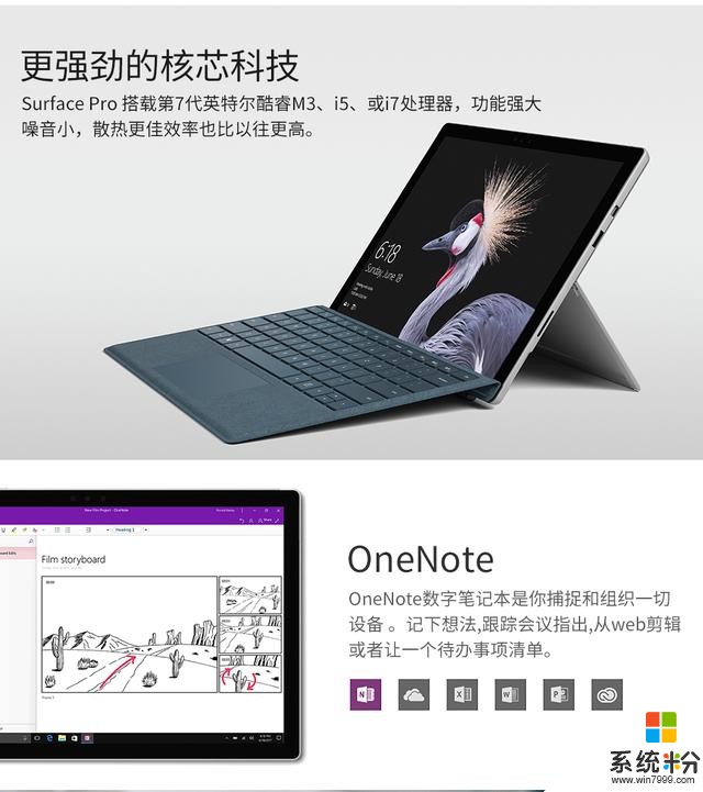 微软SurfacePro 4 二合一笔记本 跨越时代的产品设计，无与伦比的超薄便携！(5)