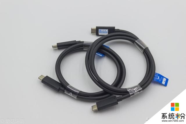 黑、粗却不硬——微软USB3.1 Gen2 Type-C线 开箱评测(3)