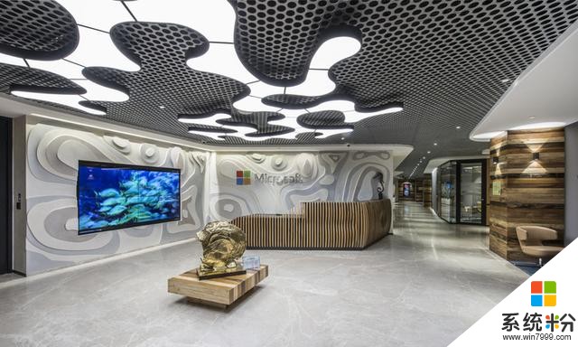 办公空间：微软印度孟买办事处办公室设计(1)