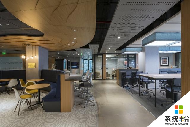 办公空间：微软印度孟买办事处办公室设计(2)