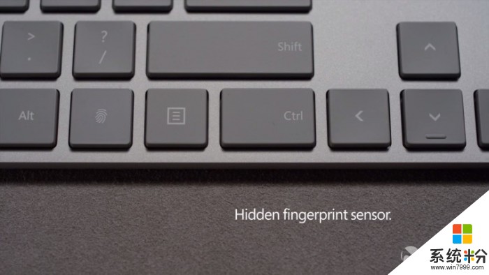 微软指纹识别功能键盘:通过传感器使用Windows Hello