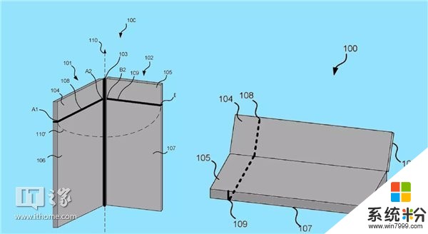 微软新专利疑暗示Surface Phone：创新天线设计下的可折叠设备(1)