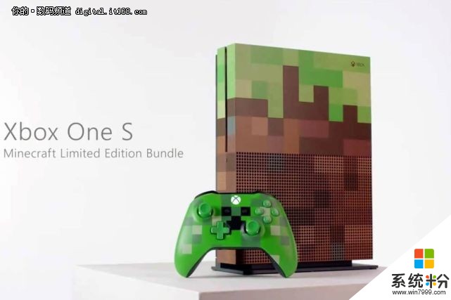 微软推出《我的世界》限量版Xbox One S主机(1)