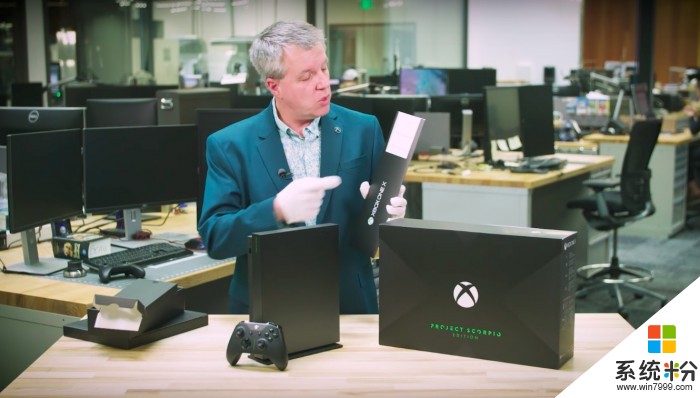 微软Xbox One X“天蝎计划”首发版官方开箱(1)