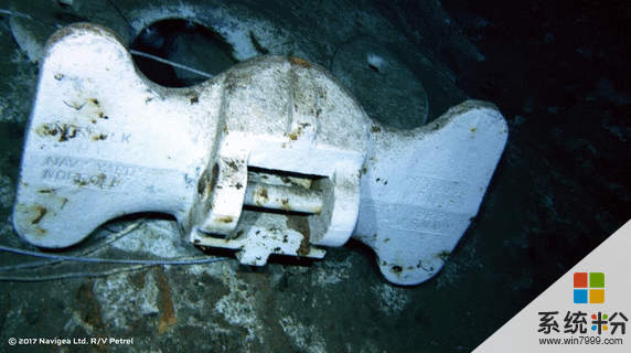 微软水下无人机下潜5500公尺寻获72年前沉没美舰(2)
