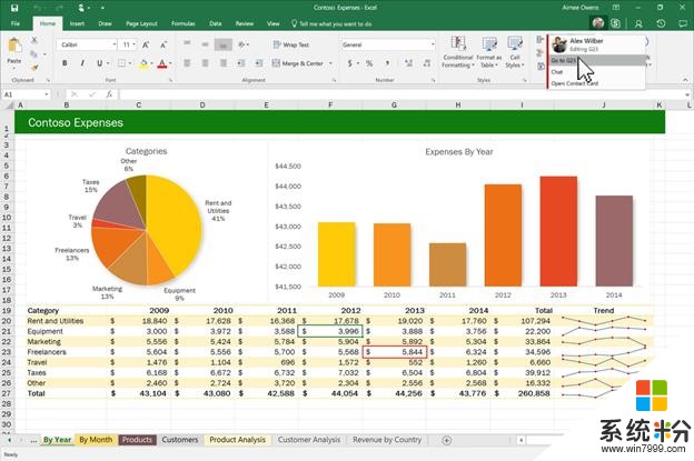 Office雲自動保存、Excel多人實時協作正式發布(1)
