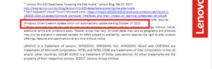 联想泄露Windows 10秋季更新跳票到十月？其实可以淡定(2)