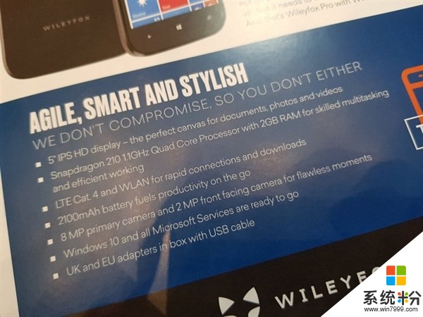 安卓厂Willeyfox发布新机: 预装Win10 Mobile(2)