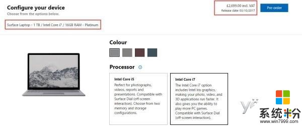 微软SurfaceLaptop顶配版10月3日在美英开售(2)