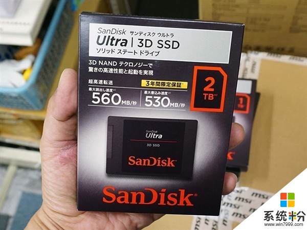 SanDisk Ultra 3D固态盘日本发售 读写500MB/s