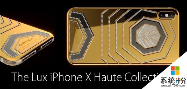 純金定製版iPhone X接受預訂 最高售價45萬(1)