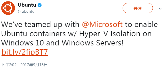 携手微软：Ubuntu容器已支持Windows Hyper-V隔离运行(2)
