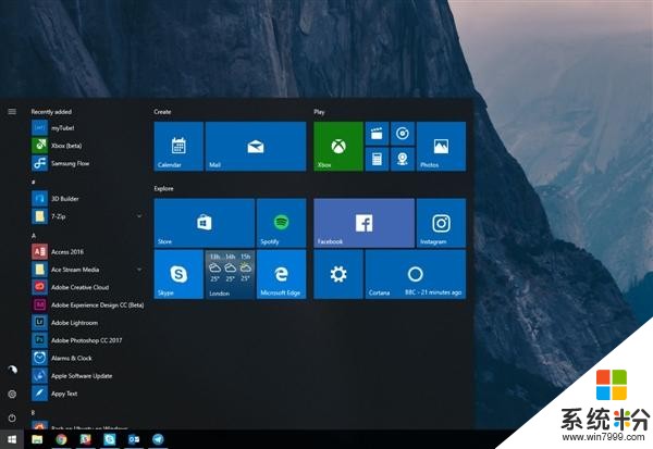 Windows 10新版16291发布，win7再见(1)