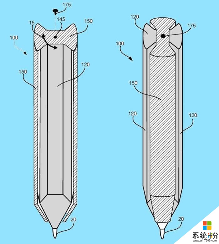 微软又有新专利公布: Surface有望内置手写笔(2)