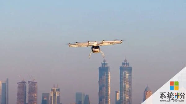 迪拜测试无人“飞的”：有望全球首推无人机载客服务(1)