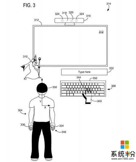 微软全息键盘专利曝光, 打通AR/VR输入交互(1)