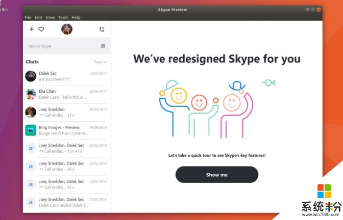 Linux版Skype获得微软额外关照 界面更干净更现代化(1)