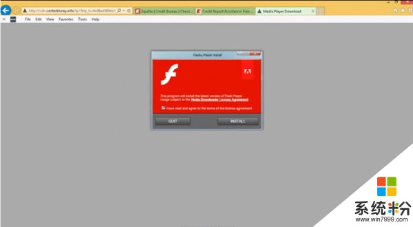 发现加载广告软件的Flash更新后 Equifax删除其部分网站内容