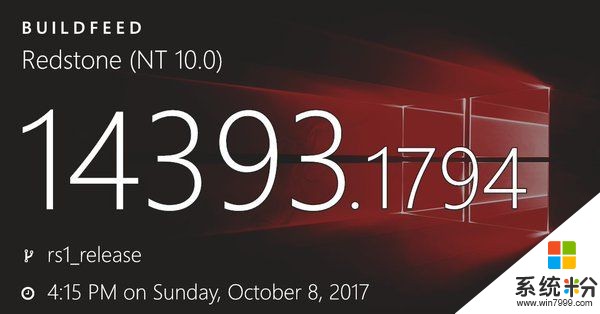 Windows 10周年更新再迎累積更新 版本升至14393.1794(1)
