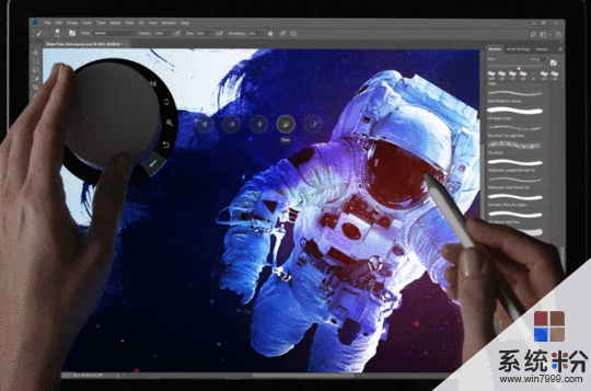 Adobe Photoshop現在支持微軟的Surface Dial(1)