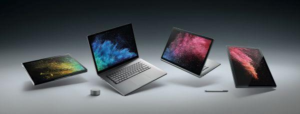 微软发布2合1笔电Surface Book 2