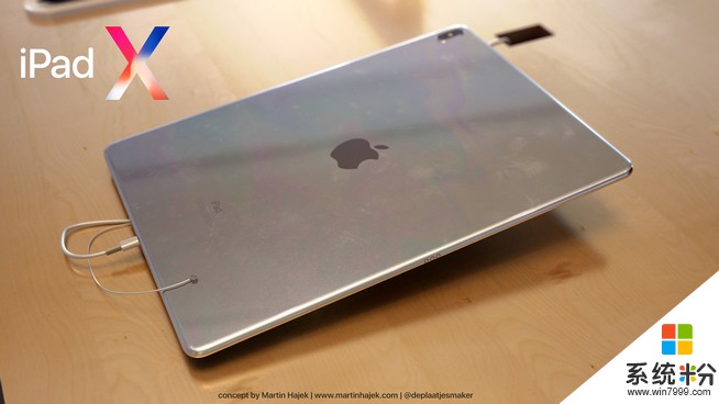 刘海依旧在！全面屏iPad X渲染图曝光 能吸引你换机？(4)