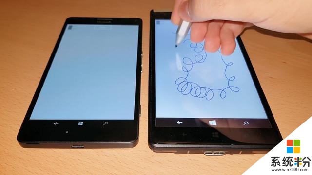 Lumia Win10原型手机曝光：支持Surface Pen(1)