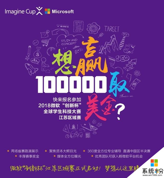 2018微软“创新杯”全球学生科技大赛江苏区域赛报名启动啦！