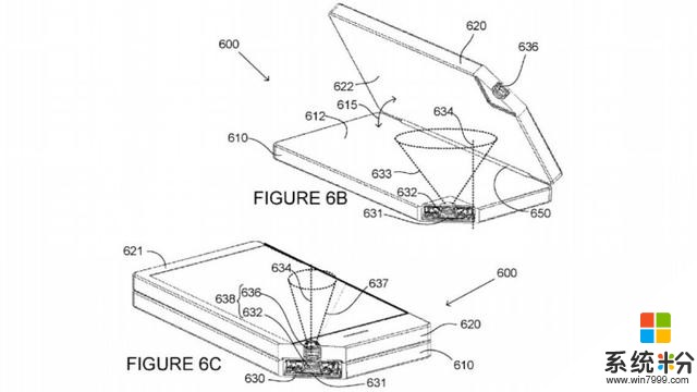 微软可折叠设备摄像头专利曝光(2)