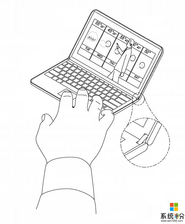 微软新专利曝光 可折叠Surface平板电脑可能正在路上(3)
