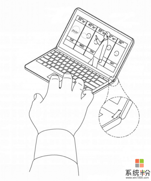 这可能是最小的Surface设备 微软神秘产品专利曝光(1)