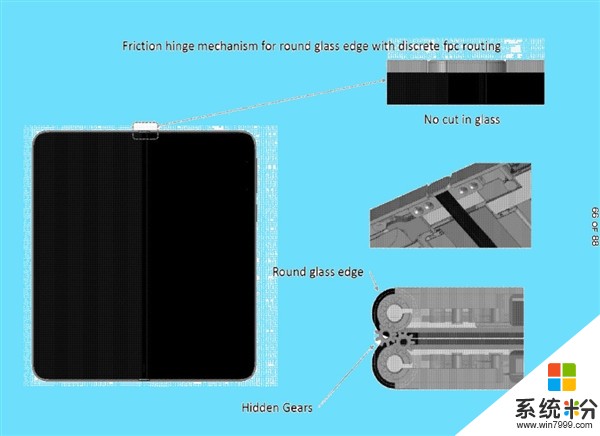微軟可折疊手機細節曝光: OLED屏、玻璃外殼(4)