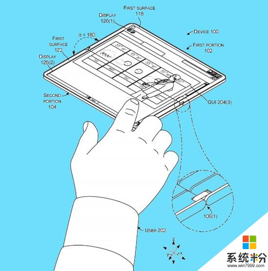 微软 Surface Phone 的更多专利图出现, 预示一款即将上市的设备已经成熟(2)